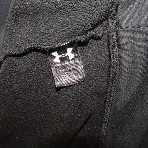 Under Armour MD Loose Black Long Sleeves Hooded Pullover Sweatshirt Size M - Picture 5 of 8
